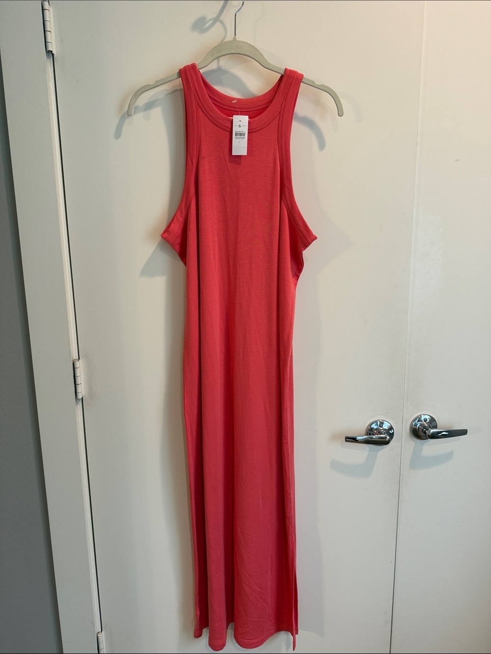 Lou & Grey Sleeveless Coral-Pink Maxi Dress